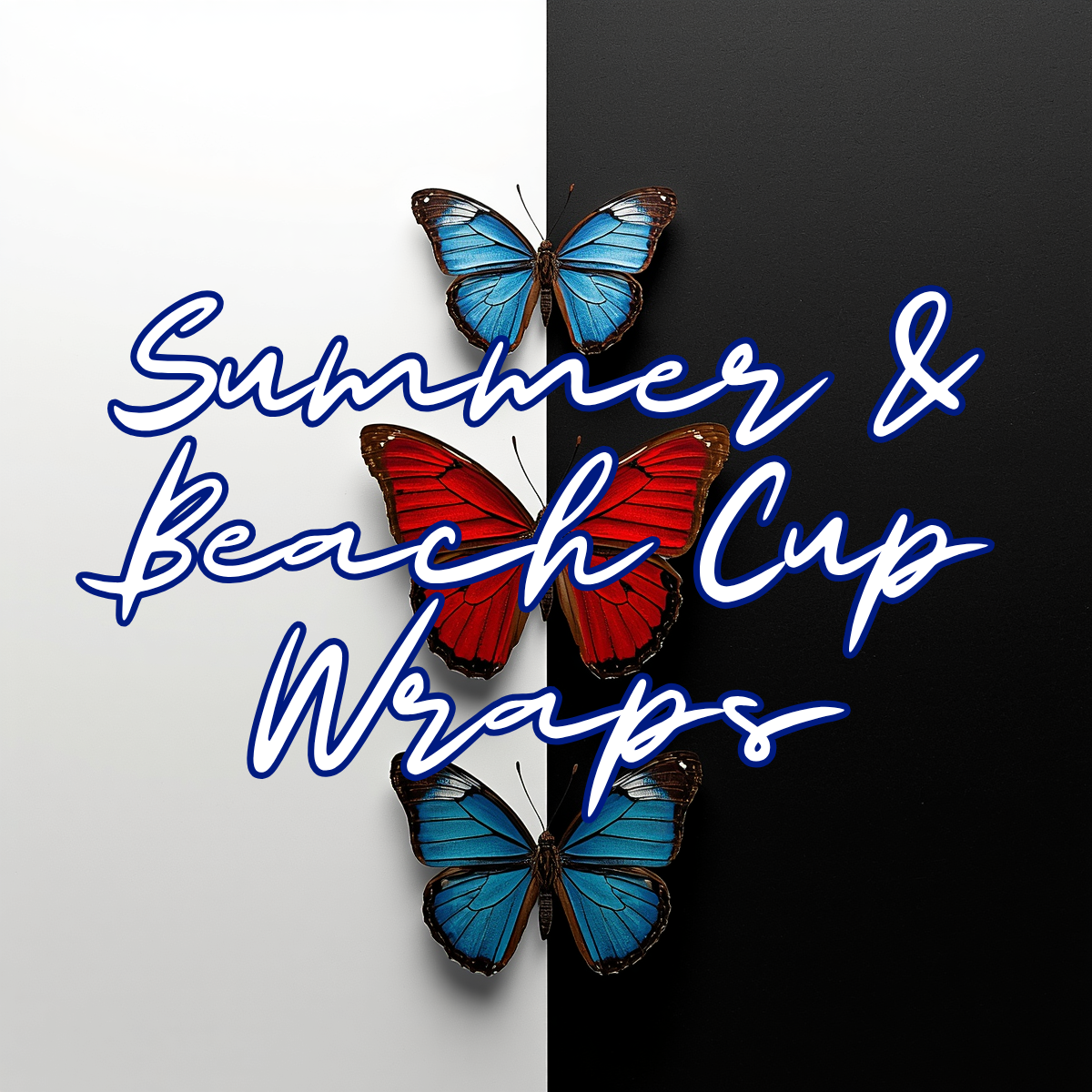 Summertime and Beach Cup Wraps