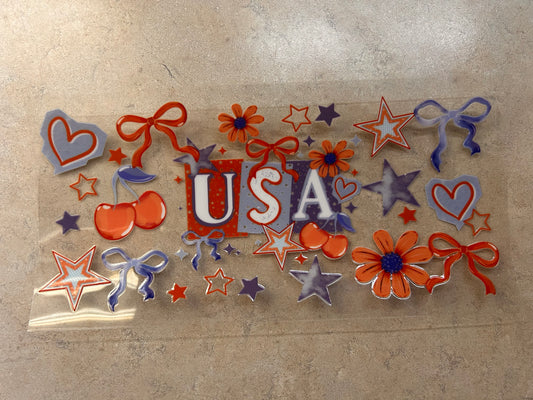 4th of July Cup Wraps